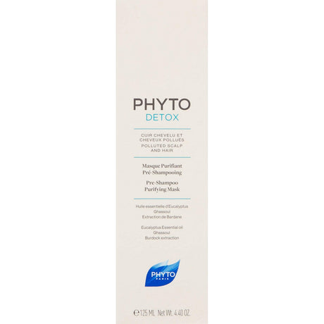 Purifying Mask Phyto Paris PhytoDetox Pre-Shampoo (125 ml)
