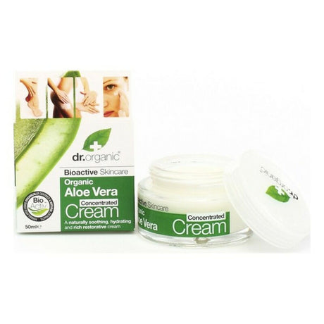 Hydrating Facial Cream Aloe Vera Concentrated Cream Dr.Organic Aloe Vera 50 ml