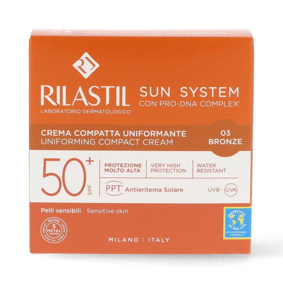 Compact Bronzing Powders Rilastil Sun System Bronze Spf 50+ (10 g)