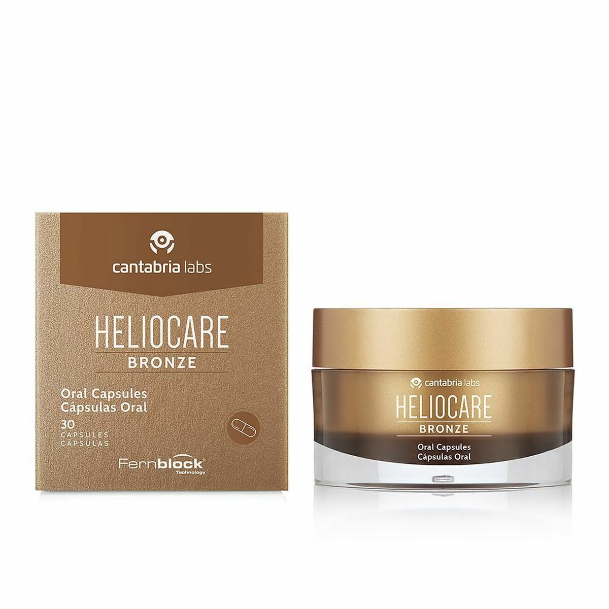 Self-Tanning Body Lotion Heliocare Advanced Bronzer (30 Units)