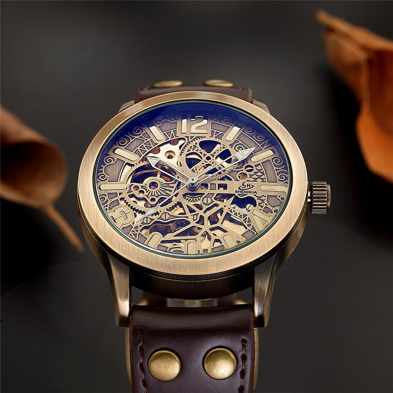 Hollow mechanical watch goemag