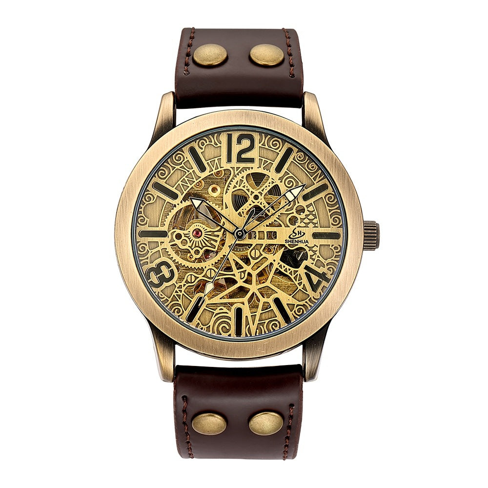 Hollow mechanical watch goemag