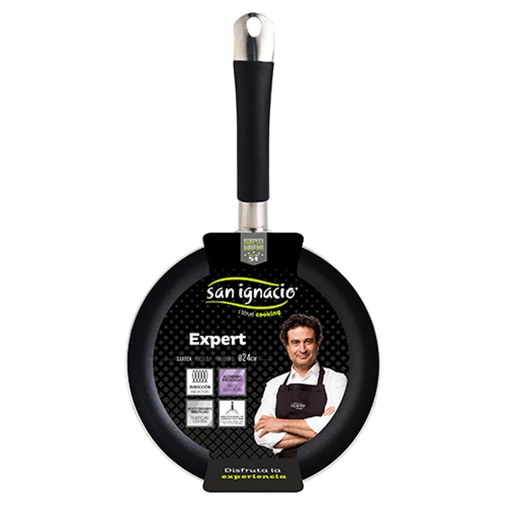Tigaie San Ignacio Expert sg9516 24 x 5 cm Gri Aluminiu San Ignacio
