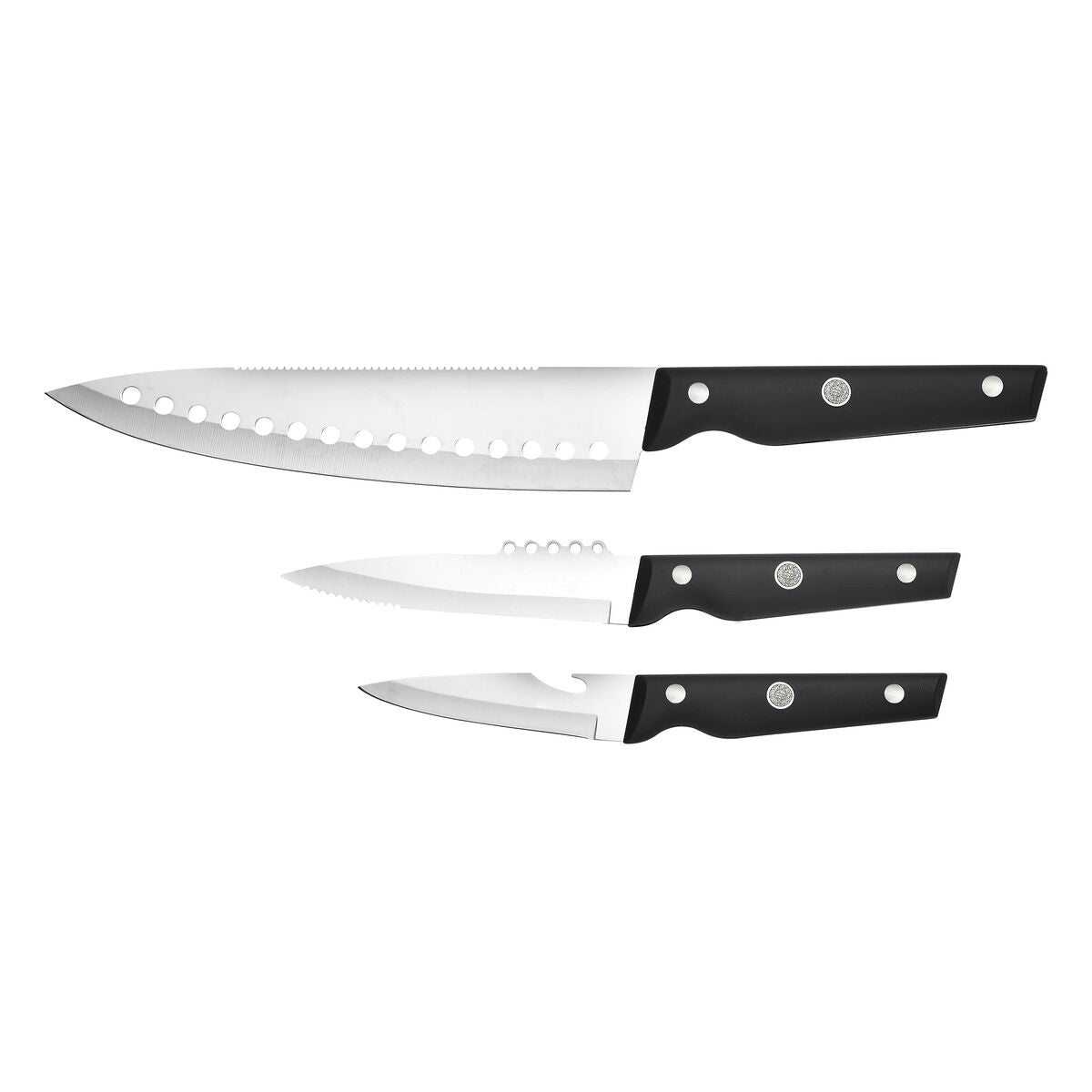 Set de Cuțite Bergner Pro Reeco BG41026DBL Oțel inoxidabil ABS 3 Piese Bergner