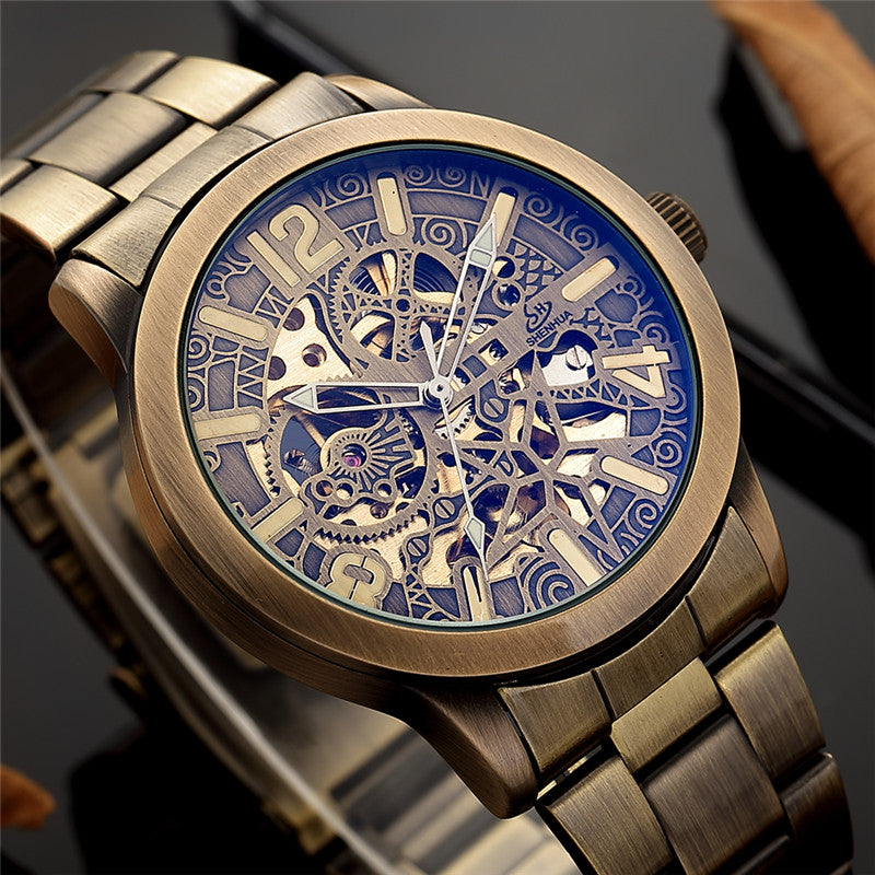 Hollow mechanical watch goemag
