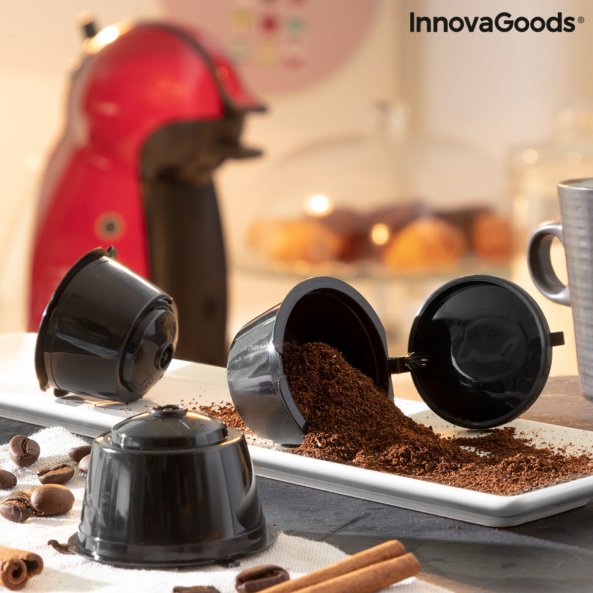 Set de 3 capsule de cafea reutilizabile Redol InnovaGoods InnovaGoods