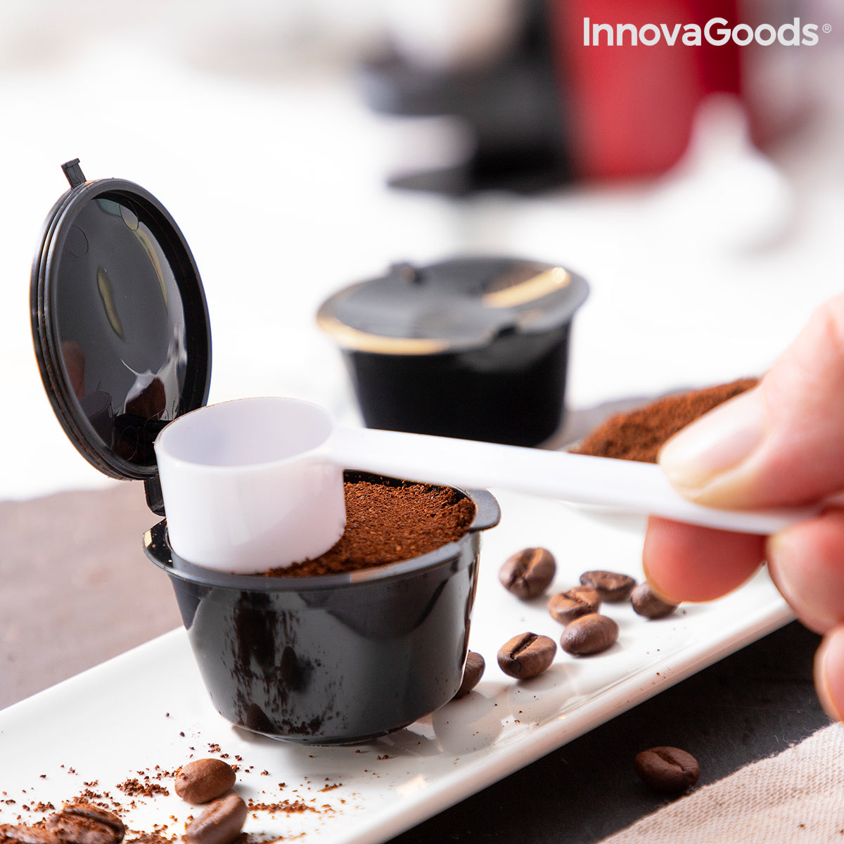 Set de 3 capsule de cafea reutilizabile Redol InnovaGoods InnovaGoods