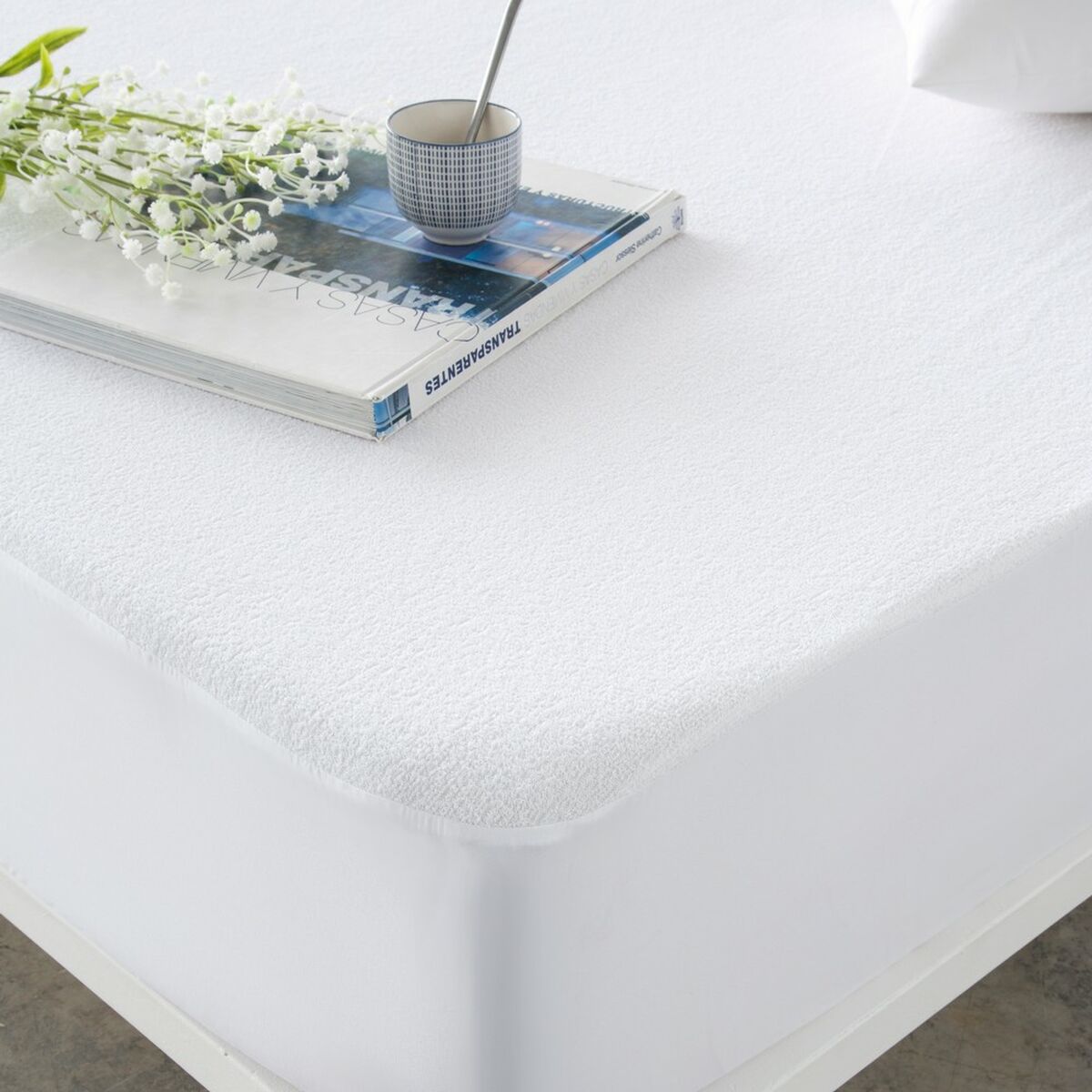 Protector pentru saltea Naturals Alb Pat 150/160 (150 x 190/200 cm) Naturals