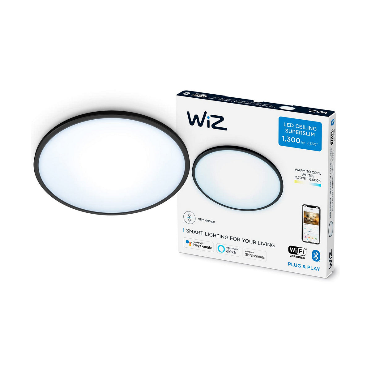 Lustră Philips Wiz 14W Tavan fals 1300 lm Philips