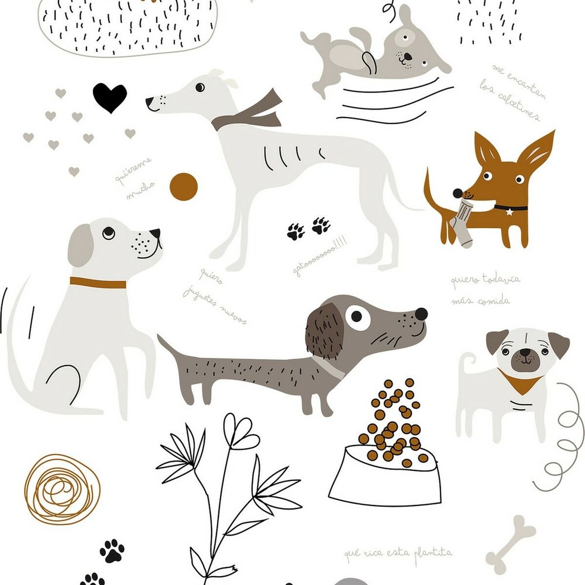 Cuvertură (de pat) Panzup Dogs 1 (250 x 260 cm) (Pat 150/160) - www.goemag.com