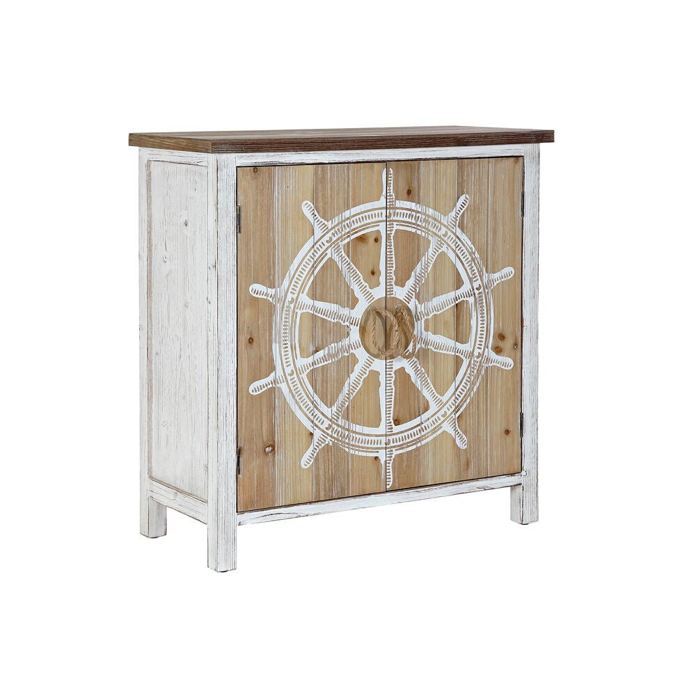 Dulap DKD Home Decor Brad Albastru Alb (76.5 x 35 x 80.5 cm) - www.goemag.com