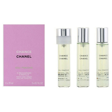 Set de Parfum Femei Chance Eau Fraiche Chanel (3 pcs) Chance Eau Fraiche