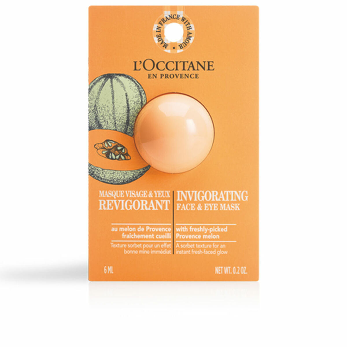 Mască Revitalizantă L´occitane Provence Melon 6 ml