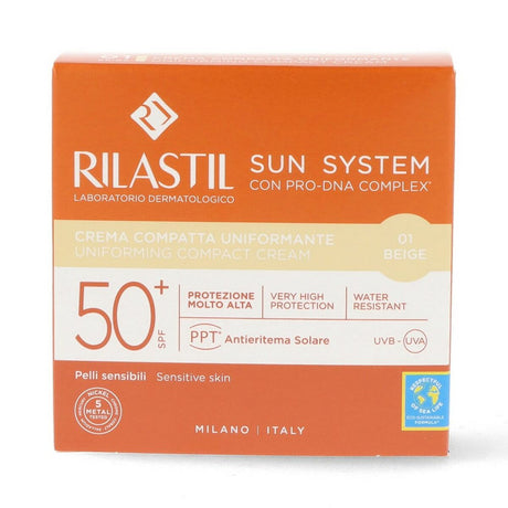 Pudră Compactă Bronzantă Rilastil Sun System Bej 10 g