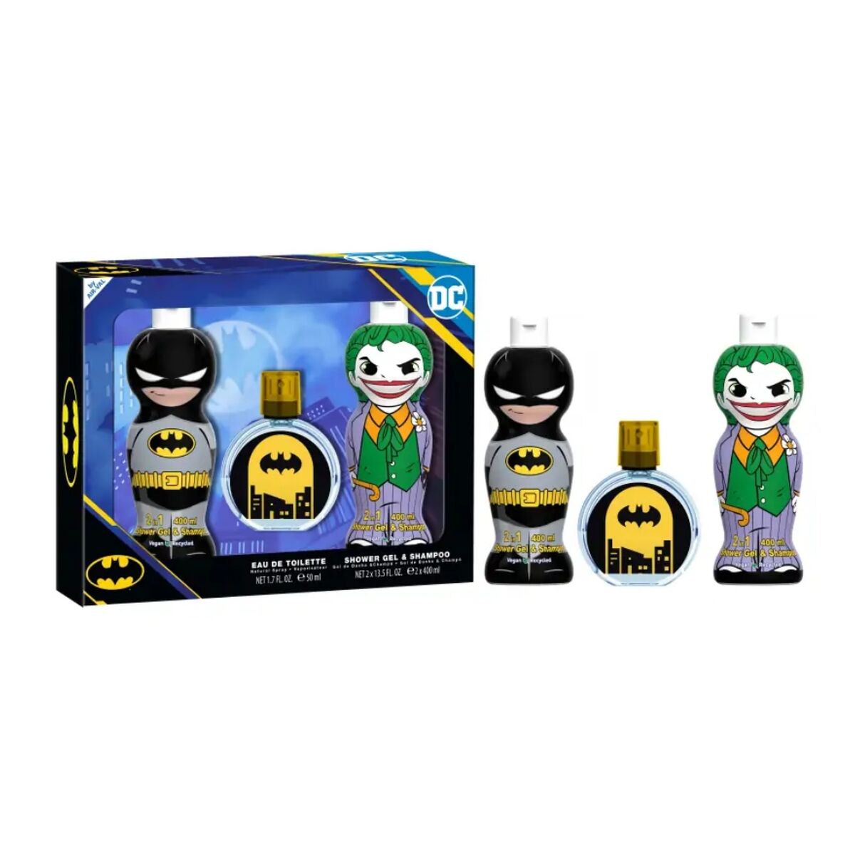 Set de Parfum Copii DC Comics Batman & Joker 3 Piese