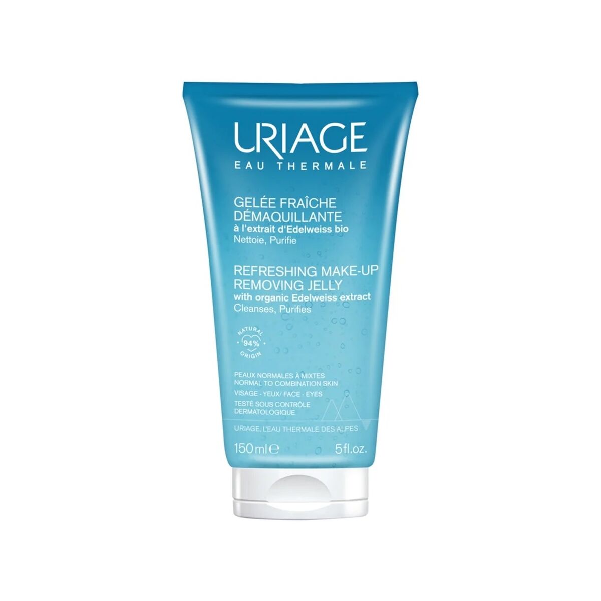 Facial Make Up Remover Gel Uriage Edelweiss extract 150 ml Refreshing