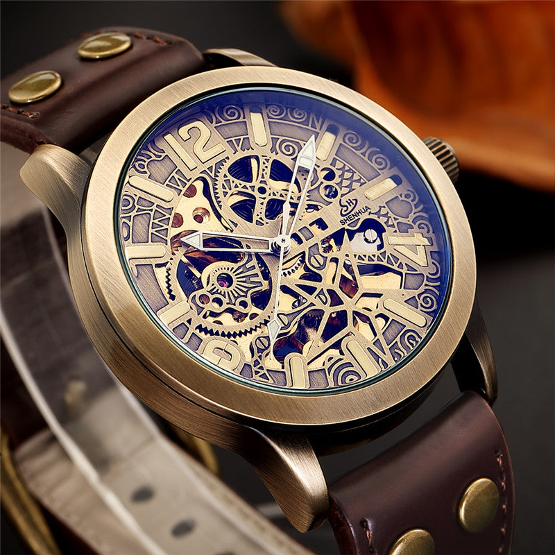 Hollow mechanical watch goemag
