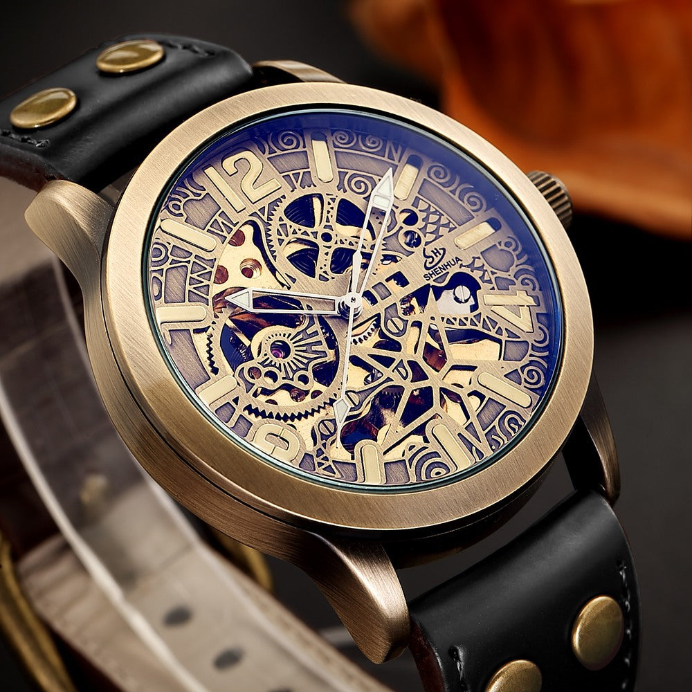 Hollow mechanical watch goemag