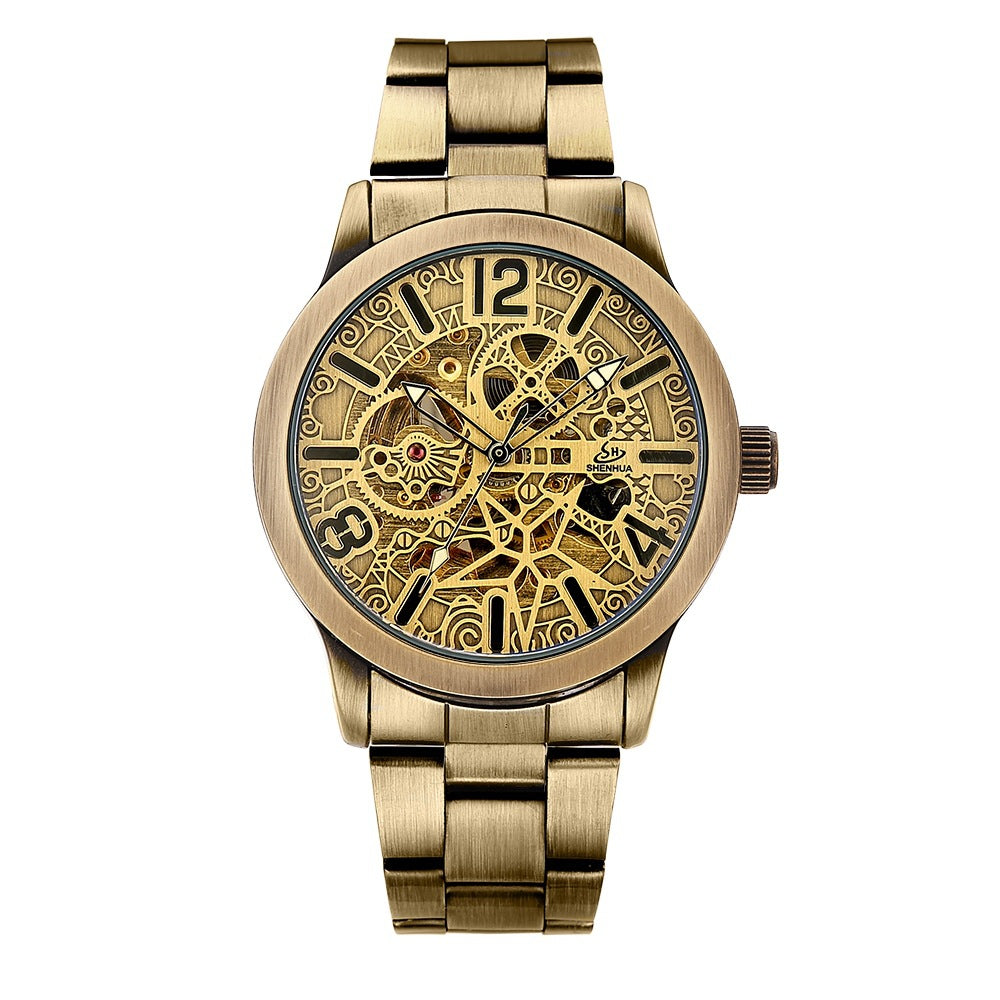 Hollow mechanical watch goemag