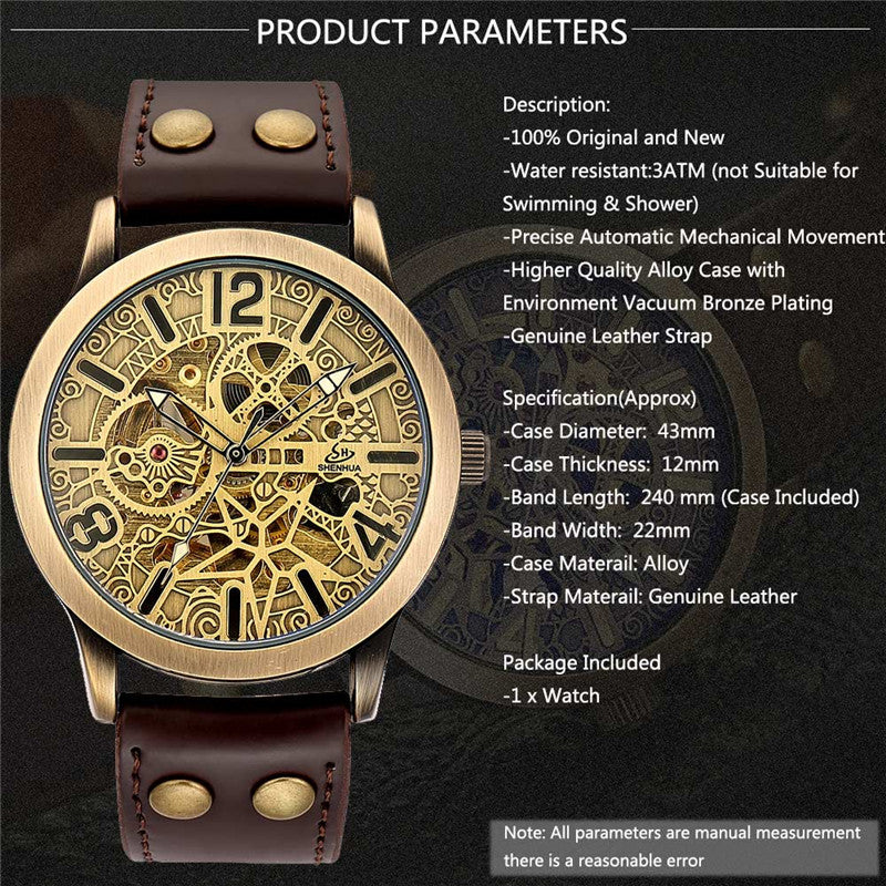 Hollow mechanical watch goemag