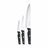 Set de Cuțite Bergner Pro Reeco BG41026DBL Oțel inoxidabil ABS 3 Piese Bergner