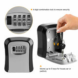 UK 4 Digit Combination Key Lock Box Wall Mounted Key Safe Security Box Outdoor Stor