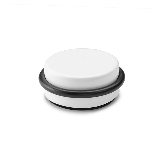 Opritor de ușă Inofix Ø 4,6 x 1,8 cm Uși Adeziv Alb Inofix