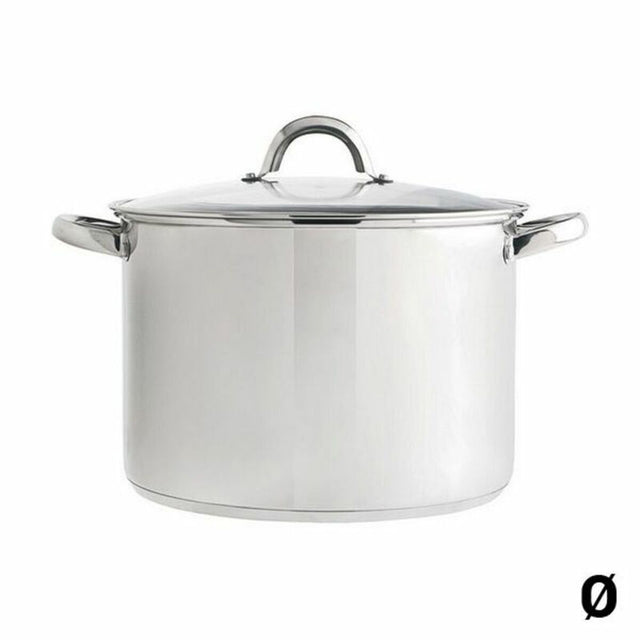 Oală cu Capac de Sticlă Quid Oțel inoxidabil - www.goemag.com