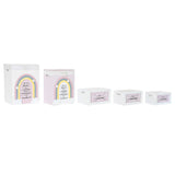Set de Coșuri DKD Home Decor Alb Infantil Lemn de paulownia (40 x 30 x 55 cm) (5 Piese) DKD Home Decor