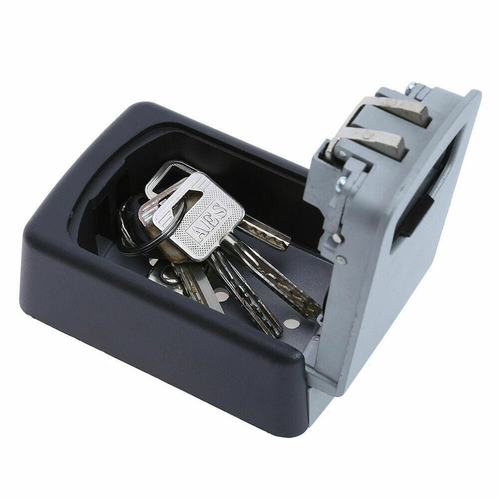UK 4 Digit Combination Key Lock Box Wall Mounted Key Safe Security Box Outdoor Stor