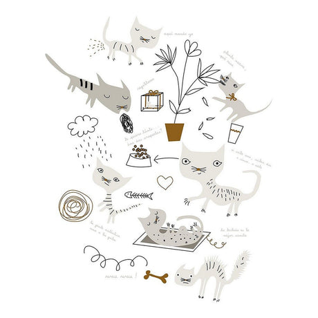 Capac nordic Panzup Cats (240 x 220 cm) (Pat 150/160) - www.goemag.com