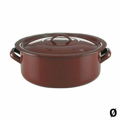 Caserolă Cu Capac Quid Classic Maro Oțel emailat - www.goemag.com