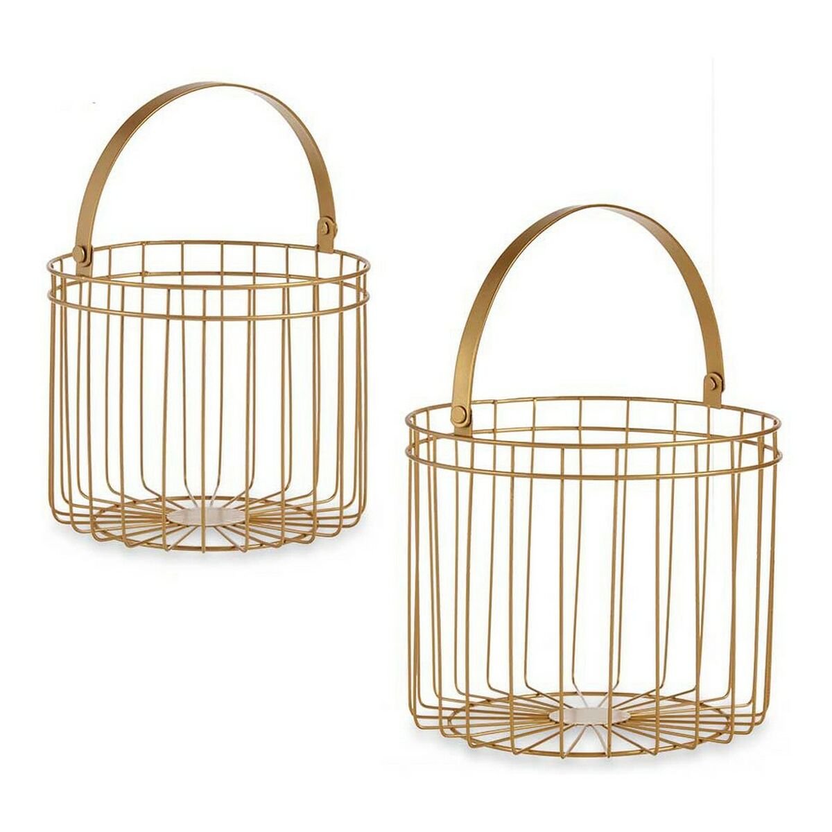 Coș Cilindric Metal (2 pcs) - www.goemag.com