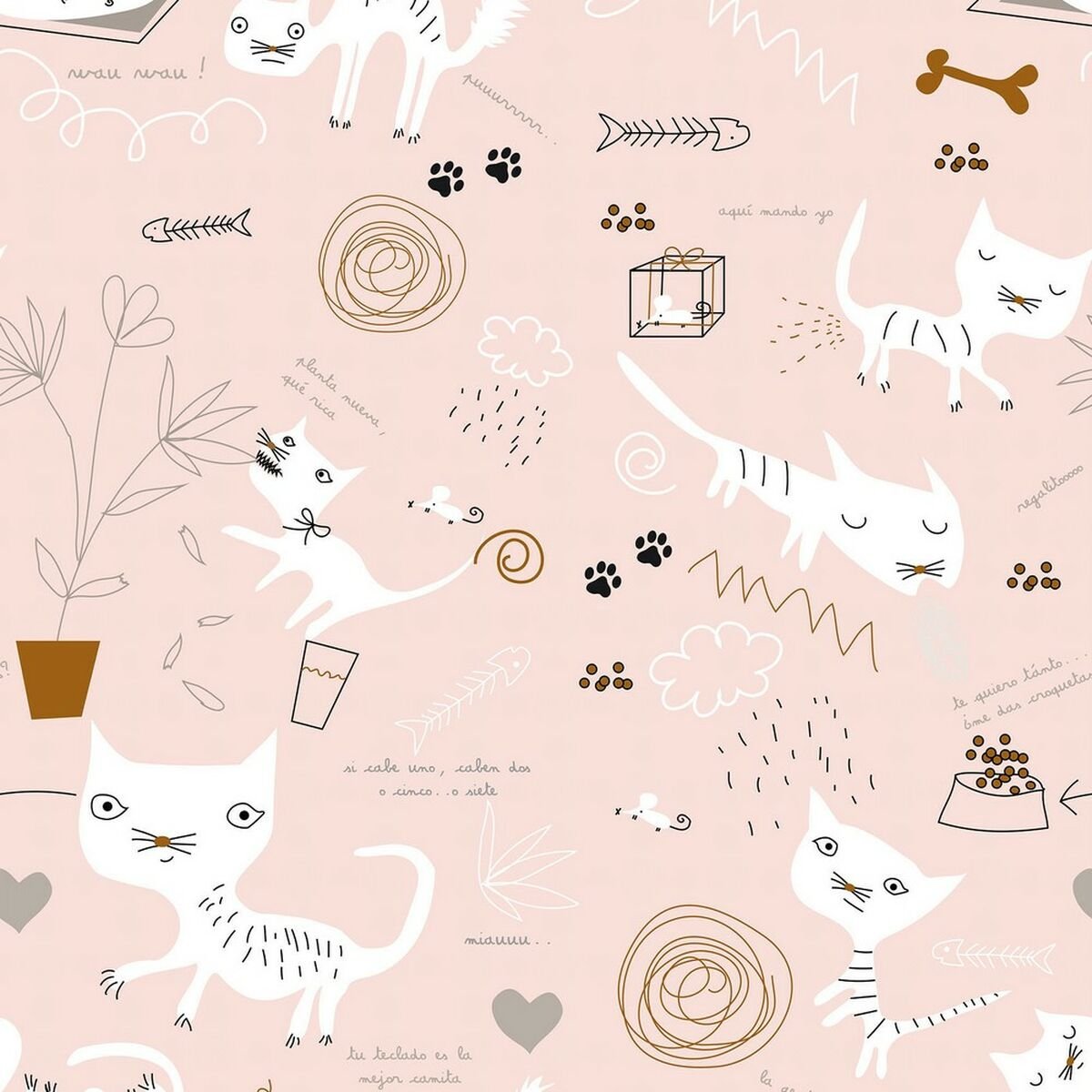 Cuvertură (de pat) Panzup Cats 4 (240 x 260 cm) (Pat 135/140) - www.goemag.com